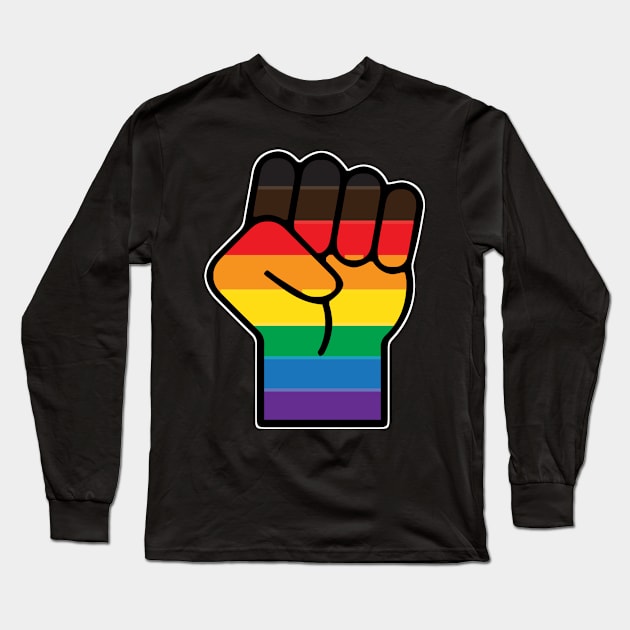 Black pride Long Sleeve T-Shirt by PharaohCloset